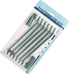 1 Set Pet Toothbrush Dual Head Dog Toothbrush for Dogs Puppies Cats Oral Care Kit for Pet Teeth Cleaning Gum Massage High Grade Material