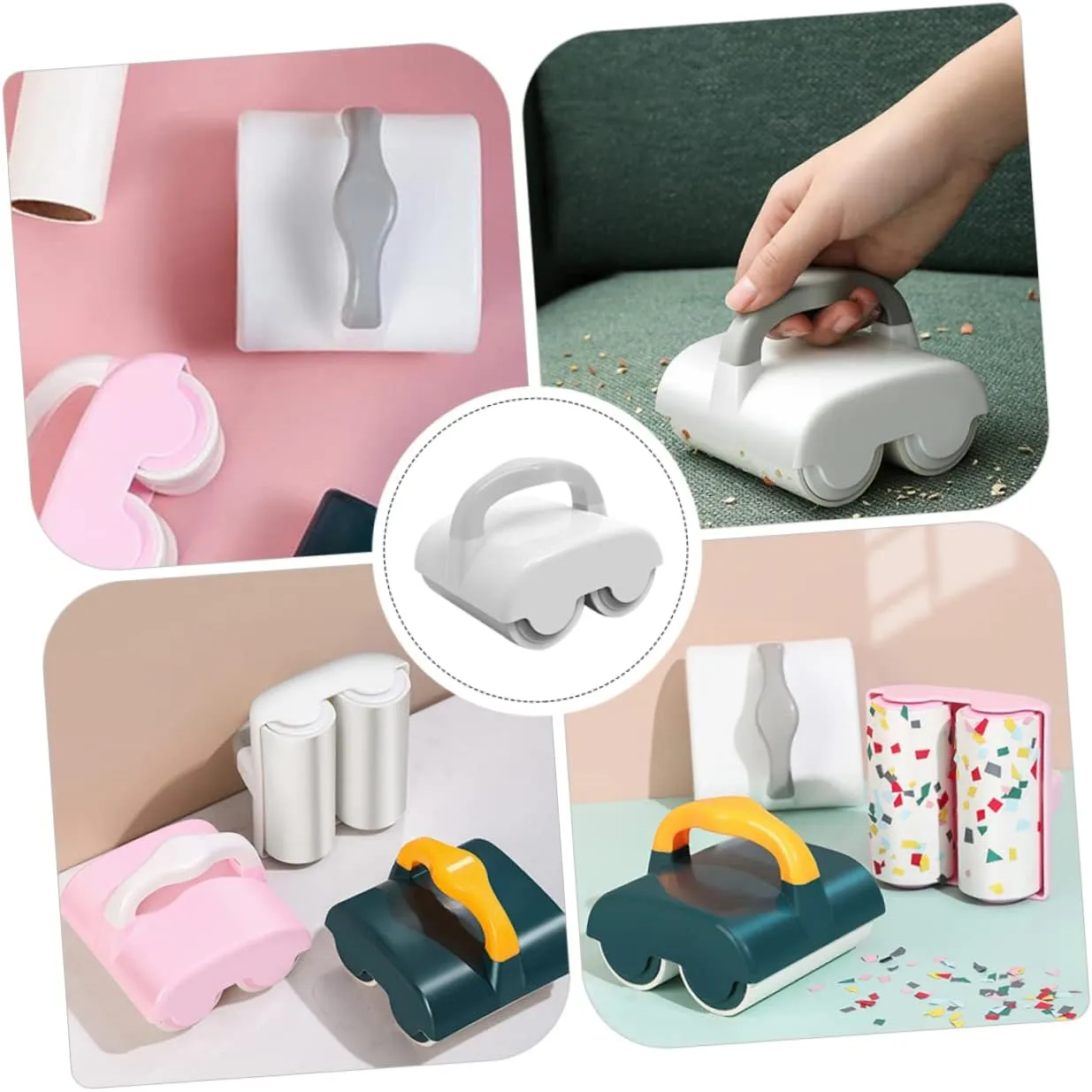 1pc Double Rollers Lint Reusable Hair Catcher for Quick Hair Removal Portable and Compact Easy to Clean and Store Durable Design