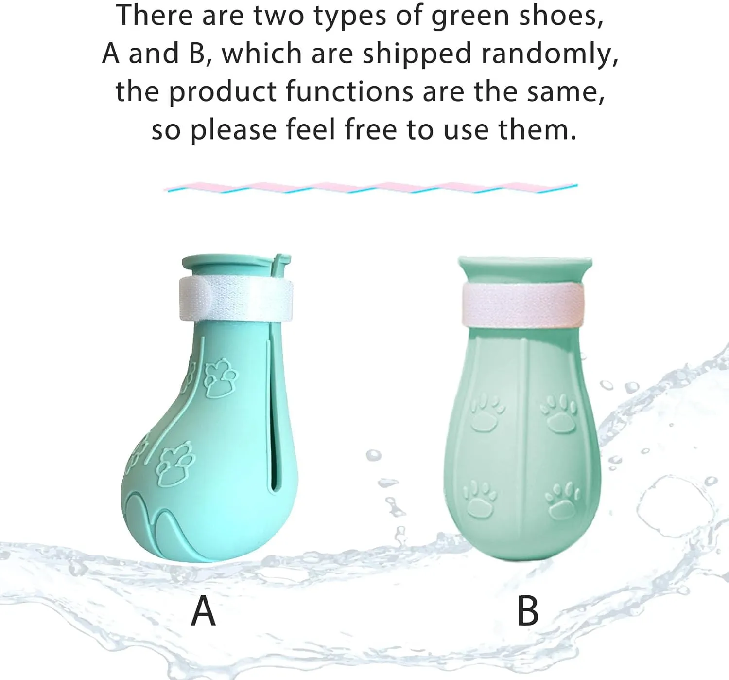 Anti-Scratch Cat Shoes 4 Pack, Pet Supplies Scratch Deterrent Booties, Grooming Accessories Silicone Nail Gloves, Adjustable Claw Cover for Bathing Shaving Treatment Checking (Green)