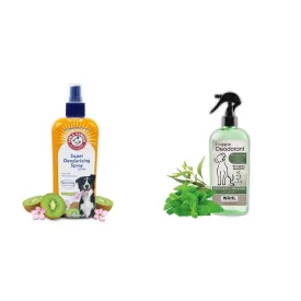 Arm & Hammer for Pets Super Deodorizing Spray, 8 Fl Oz - 2 Pack & Wahl Deodorizing & Refreshing Pet Deodorant for Dogs - Eucalyptus & Spearmint to Refresh The Skin and Coat