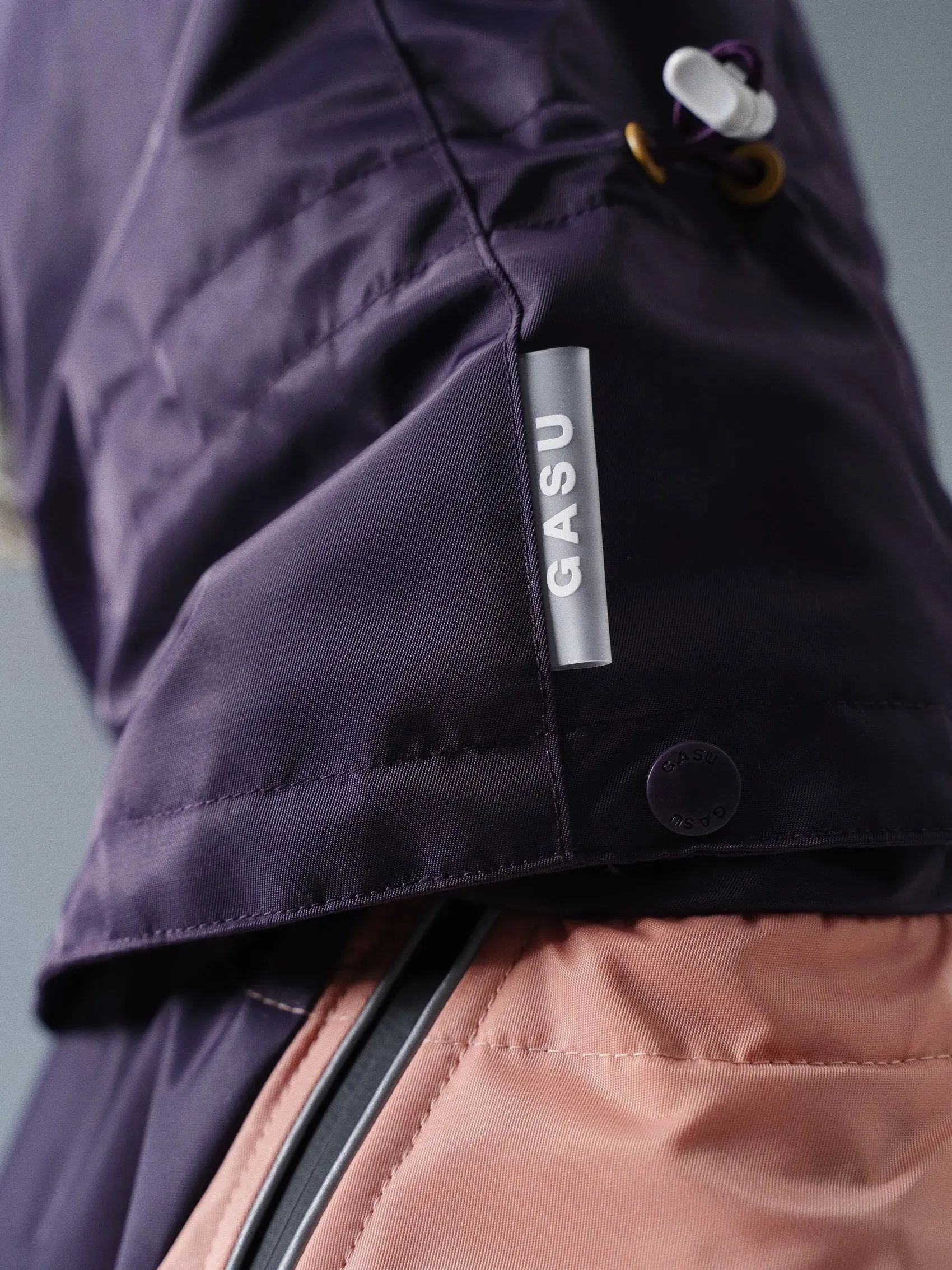 Detachable 4-Leg Dog Raincoat | Peach Khaki