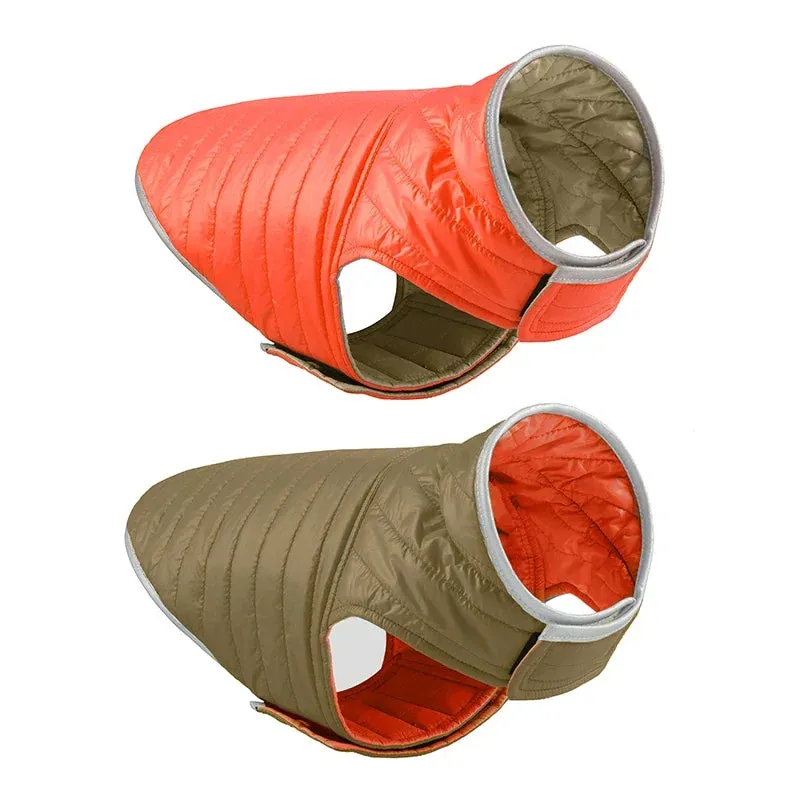 Dog Coats for Large Dogs: Reversible Dual-Color Reflective Winter Jacket