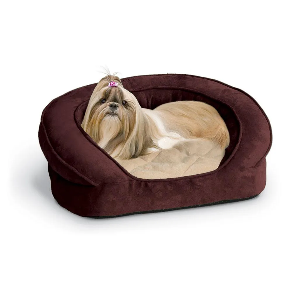 Dog Couch Sofa Bed - Deluxe Ortho Bolster Sleeper Pet Bed - K&H Pet Products