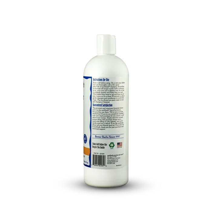 Dog Shampoo Earthbath Itch Relief Fragrance Free Oatmeal & Aloe  - 472ml