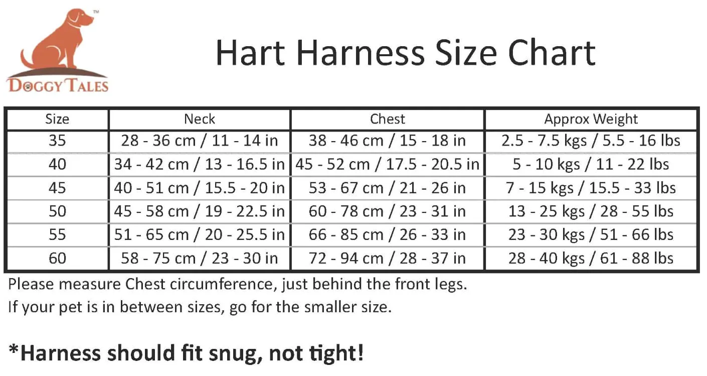 Doggy Tales Patented Hart Harness, Edge