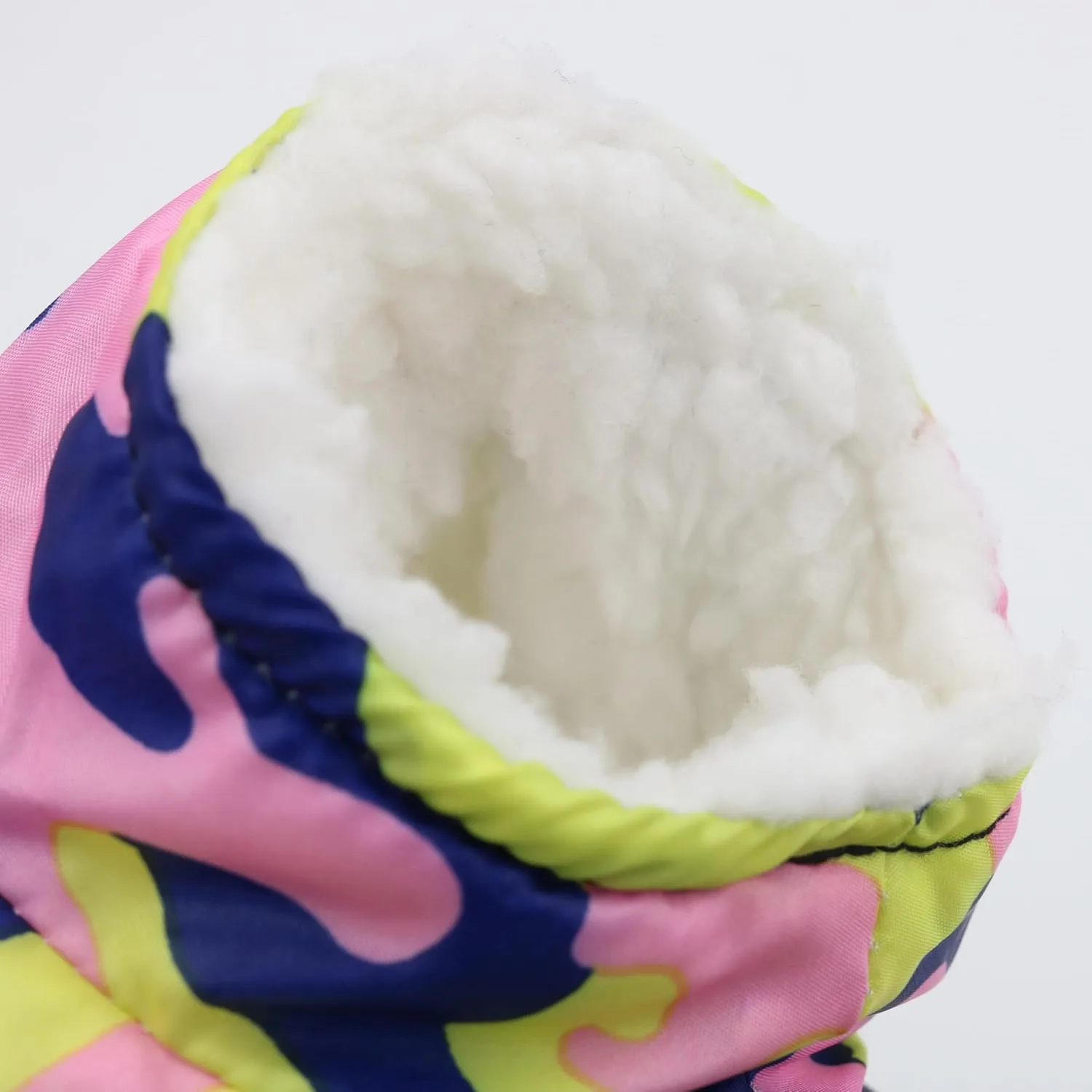 DroolingDog 4 Legs Small Puppy Coats Fleece Hoodies Pet Jumpsuit Sweatshirt Outfit Winter Clothes for Small Medium Dogs Cats Apparel