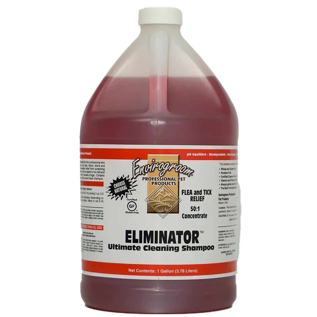 Eliminator Flea & Tick Shampoo 1 Gallon by Envirogroom