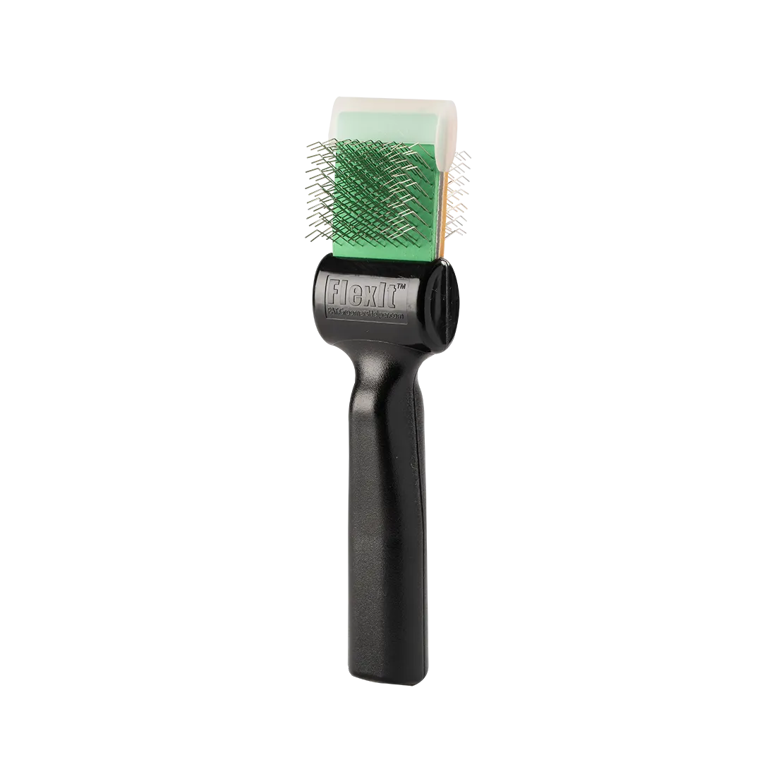 Green/Gold Soft Flex Finishing Undercoating Combo Single Brush by FlexIt