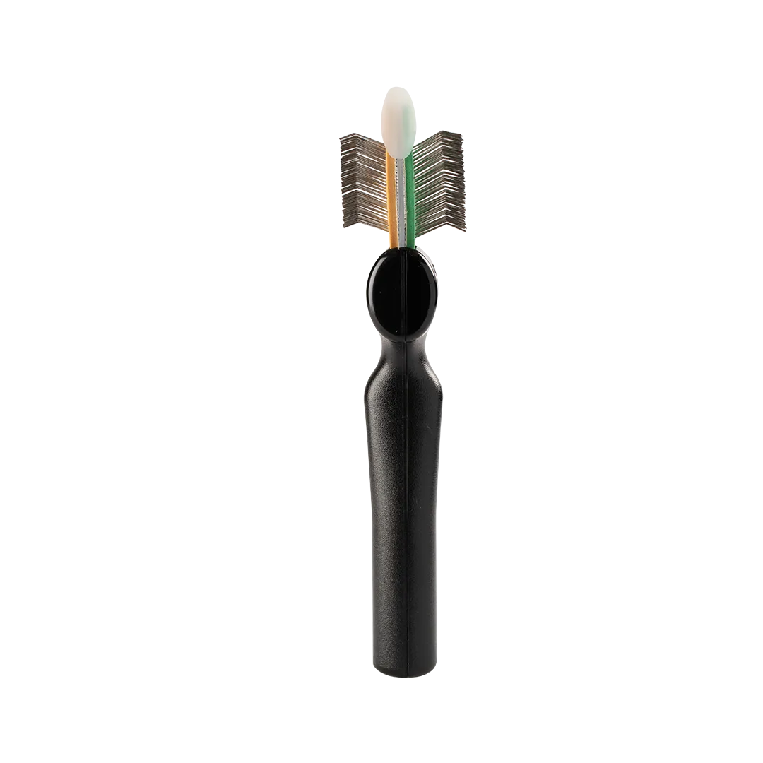 Green/Gold Soft Flex Finishing Undercoating Combo Single Brush by FlexIt