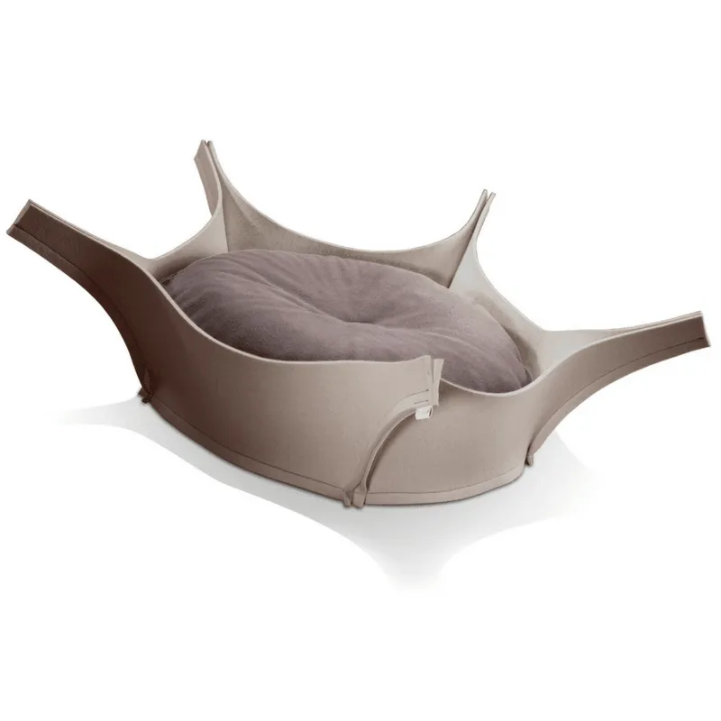 Harry Orthopedic Pet Bed - Grey Felt