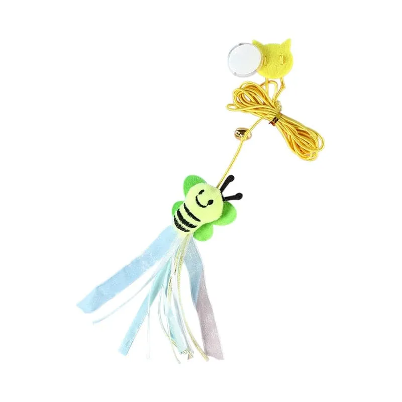 Interactive Cat Toy Hanging Simulation Cat Toy Funny Self-hey Interactive Toy for Kitten Playing Teaser Wand Toy Cat Supplies
