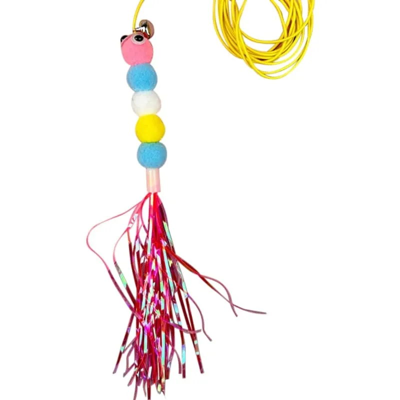 Interactive Cat Toy Hanging Simulation Cat Toy Funny Self-hey Interactive Toy for Kitten Playing Teaser Wand Toy Cat Supplies