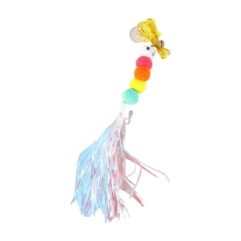 Interactive Cat Toy Hanging Simulation Cat Toy Funny Self-hey Interactive Toy for Kitten Playing Teaser Wand Toy Cat Supplies