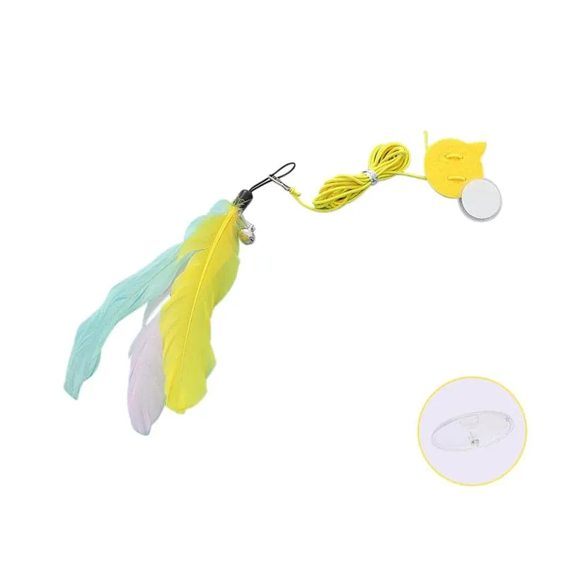 Interactive Cat Toy Hanging Simulation Cat Toy Funny Self-hey Interactive Toy for Kitten Playing Teaser Wand Toy Cat Supplies