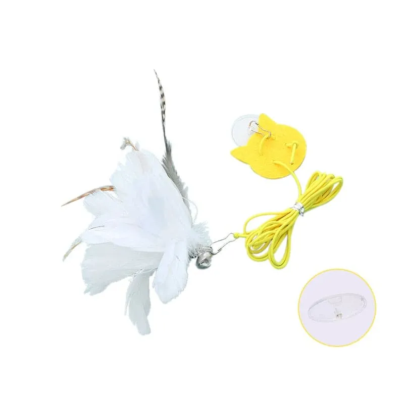 Interactive Cat Toy Hanging Simulation Cat Toy Funny Self-hey Interactive Toy for Kitten Playing Teaser Wand Toy Cat Supplies