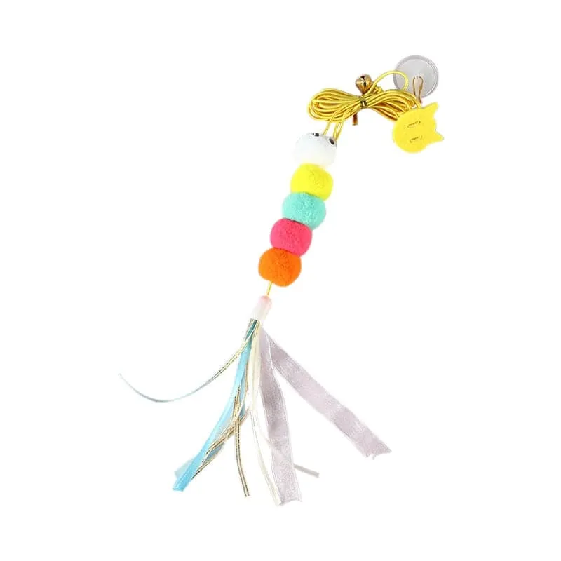 Interactive Cat Toy Hanging Simulation Cat Toy Funny Self-hey Interactive Toy for Kitten Playing Teaser Wand Toy Cat Supplies