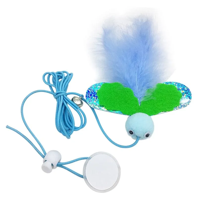 Interactive Cat Toy Hanging Simulation Cat Toy Funny Self-hey Interactive Toy for Kitten Playing Teaser Wand Toy Cat Supplies