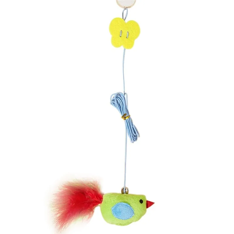 Interactive Cat Toy Hanging Simulation Cat Toy Funny Self-hey Interactive Toy for Kitten Playing Teaser Wand Toy Cat Supplies