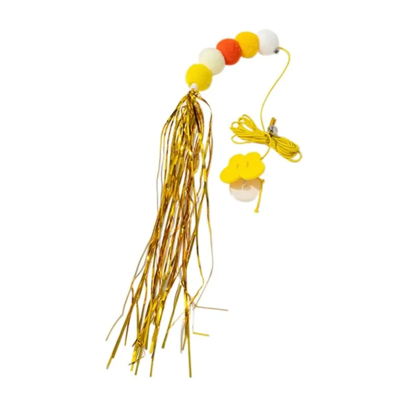 Interactive Cat Toy Hanging Simulation Cat Toy Funny Self-hey Interactive Toy for Kitten Playing Teaser Wand Toy Cat Supplies