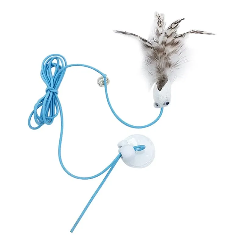 Interactive Cat Toy Hanging Simulation Cat Toy Funny Self-hey Interactive Toy for Kitten Playing Teaser Wand Toy Cat Supplies