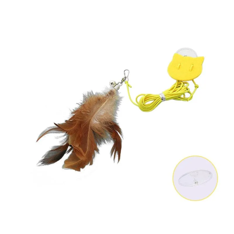 Interactive Cat Toy Hanging Simulation Cat Toy Funny Self-hey Interactive Toy for Kitten Playing Teaser Wand Toy Cat Supplies