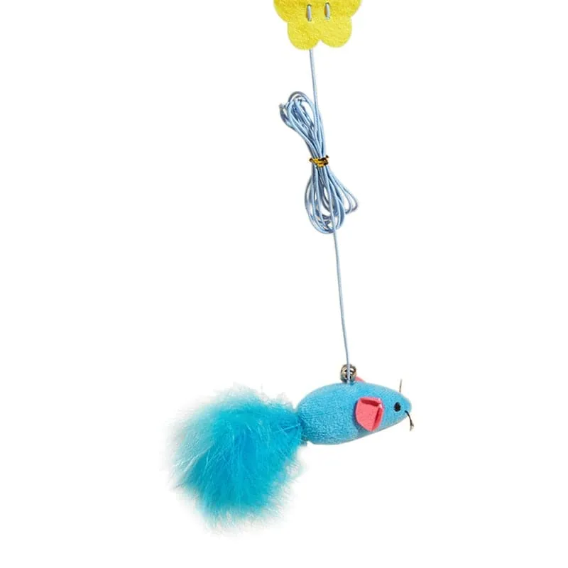 Interactive Cat Toy Hanging Simulation Cat Toy Funny Self-hey Interactive Toy for Kitten Playing Teaser Wand Toy Cat Supplies