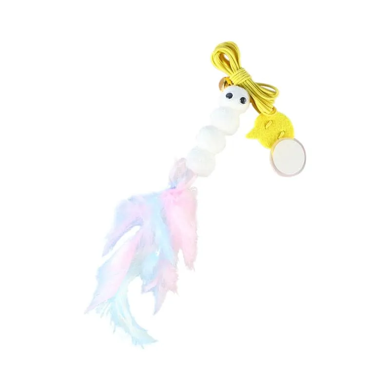 Interactive Cat Toy Hanging Simulation Cat Toy Funny Self-hey Interactive Toy for Kitten Playing Teaser Wand Toy Cat Supplies