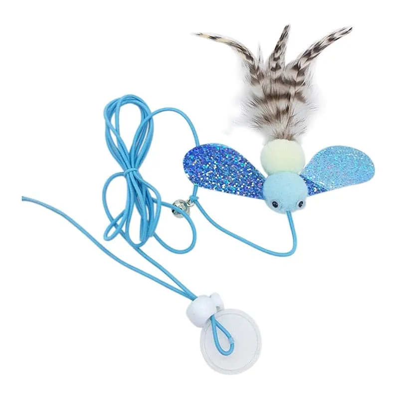 Interactive Cat Toy Hanging Simulation Cat Toy Funny Self-hey Interactive Toy for Kitten Playing Teaser Wand Toy Cat Supplies