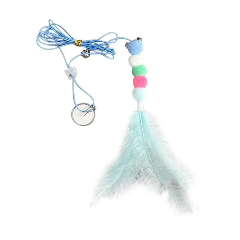 Interactive Cat Toy Hanging Simulation Cat Toy Funny Self-hey Interactive Toy for Kitten Playing Teaser Wand Toy Cat Supplies