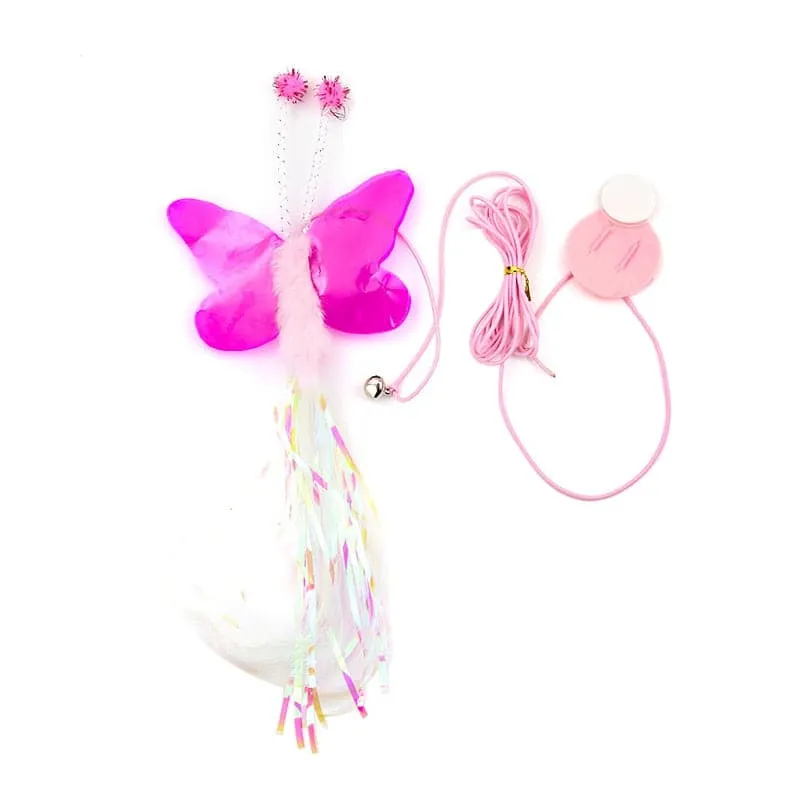 Interactive Cat Toy Hanging Simulation Cat Toy Funny Self-hey Interactive Toy for Kitten Playing Teaser Wand Toy Cat Supplies