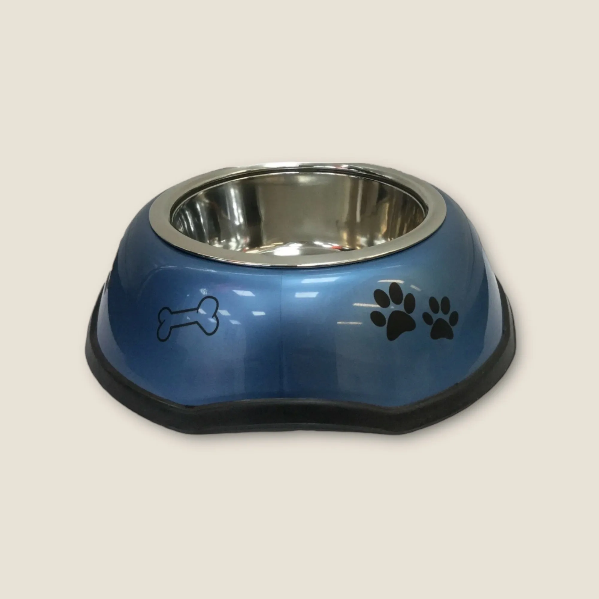 Large Dog Bowl 26cm Dog Feeding Food Water Bowl Dishwasher Safe S. Steel