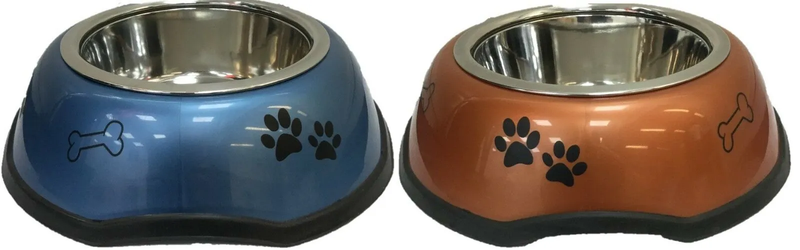 Large Dog Bowl 26cm Dog Feeding Food Water Bowl Dishwasher Safe S. Steel