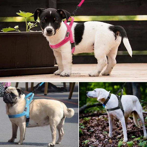 No Pull Quick Fit Reflective Stitching Dog Harness
