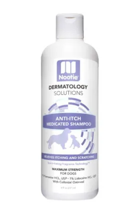 Nootie Dermatology Solutions Anti-Itch Medicated Shampoo For Dogs 8oz