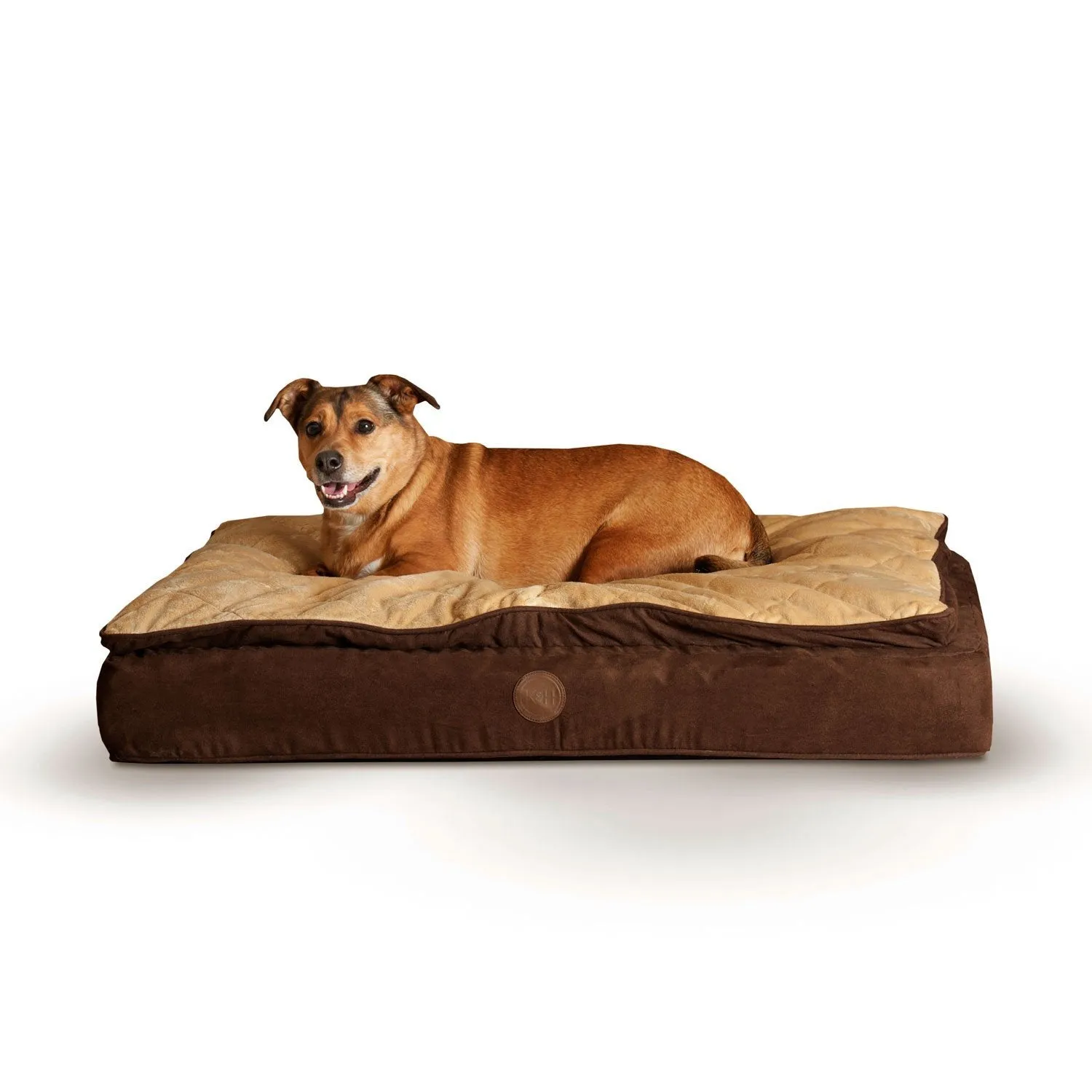 Orthopedic Dog Bed with Feather Top - 5" Medical Grade Memory Foam
