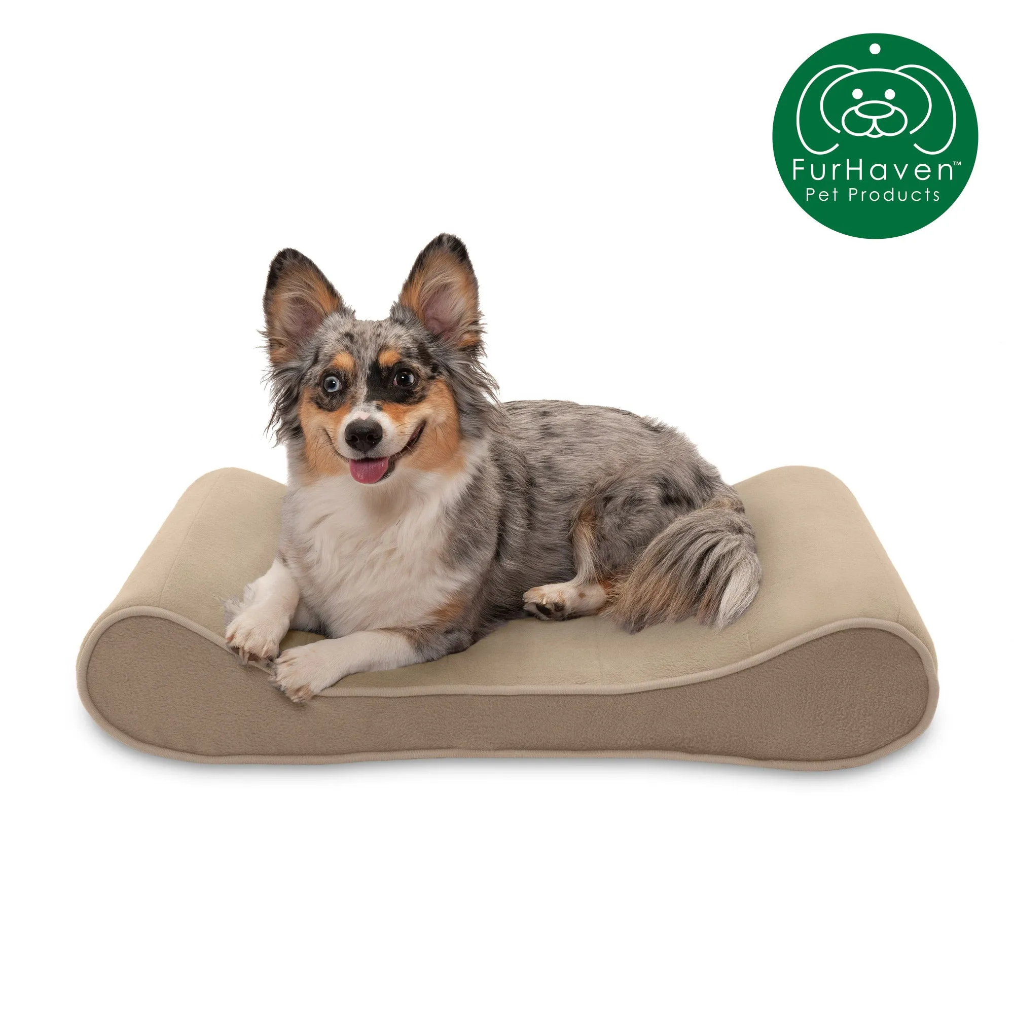 Orthopedic Microvelvet Luxe Lounger Pet Bed