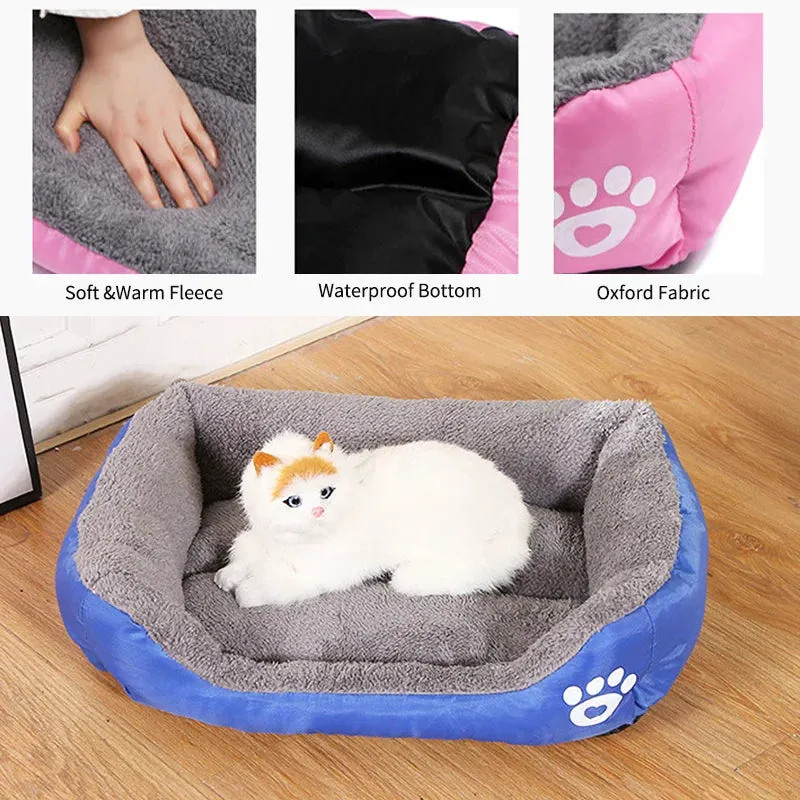 Plush Washable Large Dog Bed – Supportive Cushion for Medium and Large Dogs | Cozy Pet Supplies