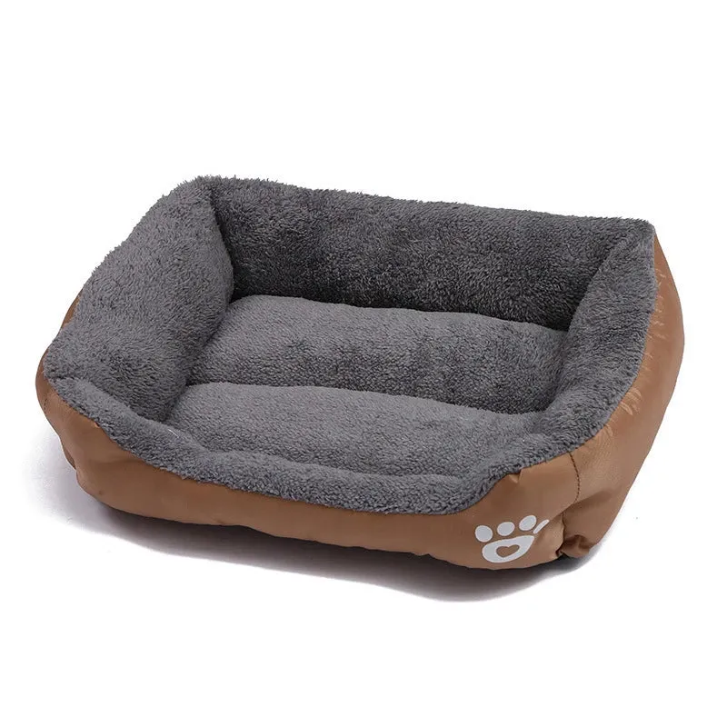 Plush Washable Large Dog Bed – Supportive Cushion for Medium and Large Dogs | Cozy Pet Supplies