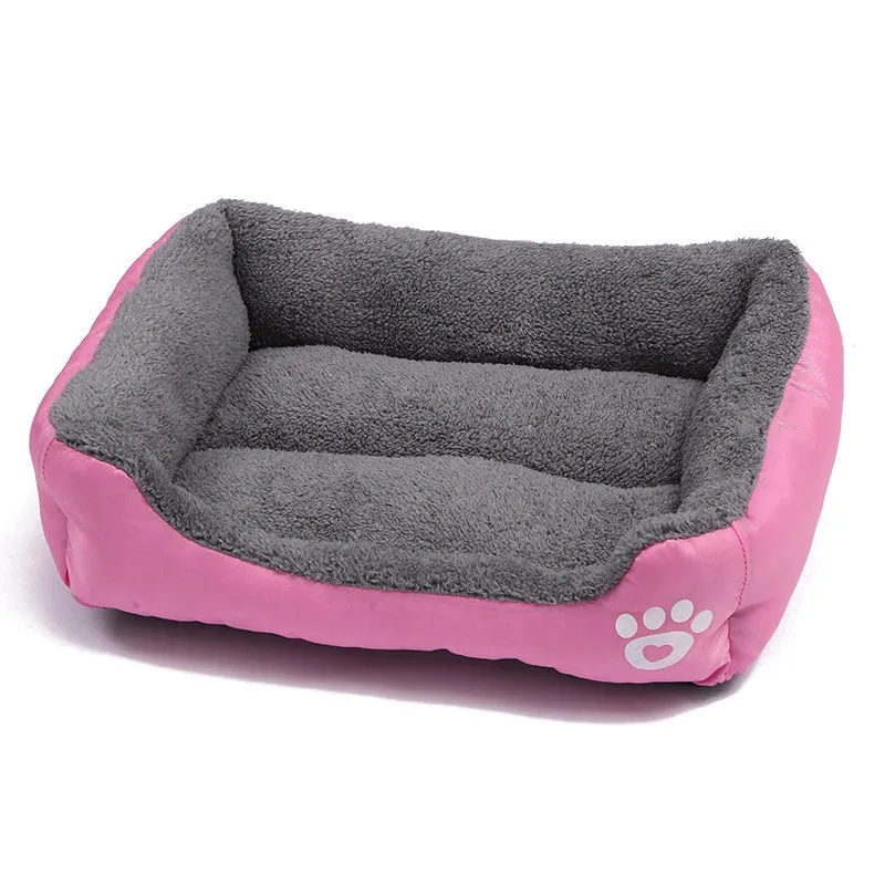 Plush Washable Large Dog Bed – Supportive Cushion for Medium and Large Dogs | Cozy Pet Supplies