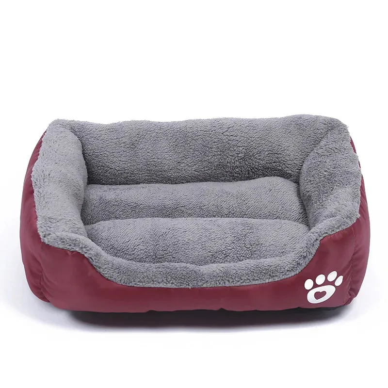 Plush Washable Large Dog Bed – Supportive Cushion for Medium and Large Dogs | Cozy Pet Supplies