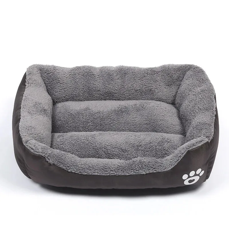 Plush Washable Large Dog Bed – Supportive Cushion for Medium and Large Dogs | Cozy Pet Supplies