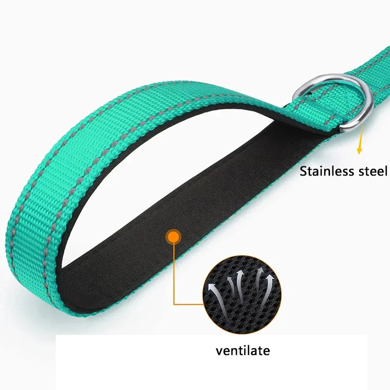 Reflective Pet Harness & Leash Set - Adjustable Collar with Towing Rope for Dogs & Cats