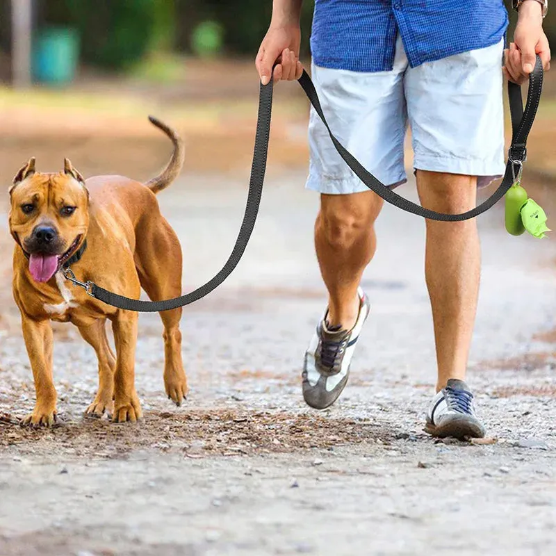 Reflective Pet Harness & Leash Set - Adjustable Collar with Towing Rope for Dogs & Cats