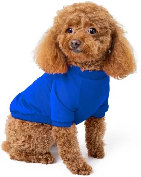 Rocky Thermal Jacket Clothes Fleece Lined Sweater for Dogs, Puppies, Warm Coat Bodysuit Onesie One Piece Vest Pet Jammies with Leg Warmers for Small, Medium, Large Dogs Cats (Blue, XX-Small)
