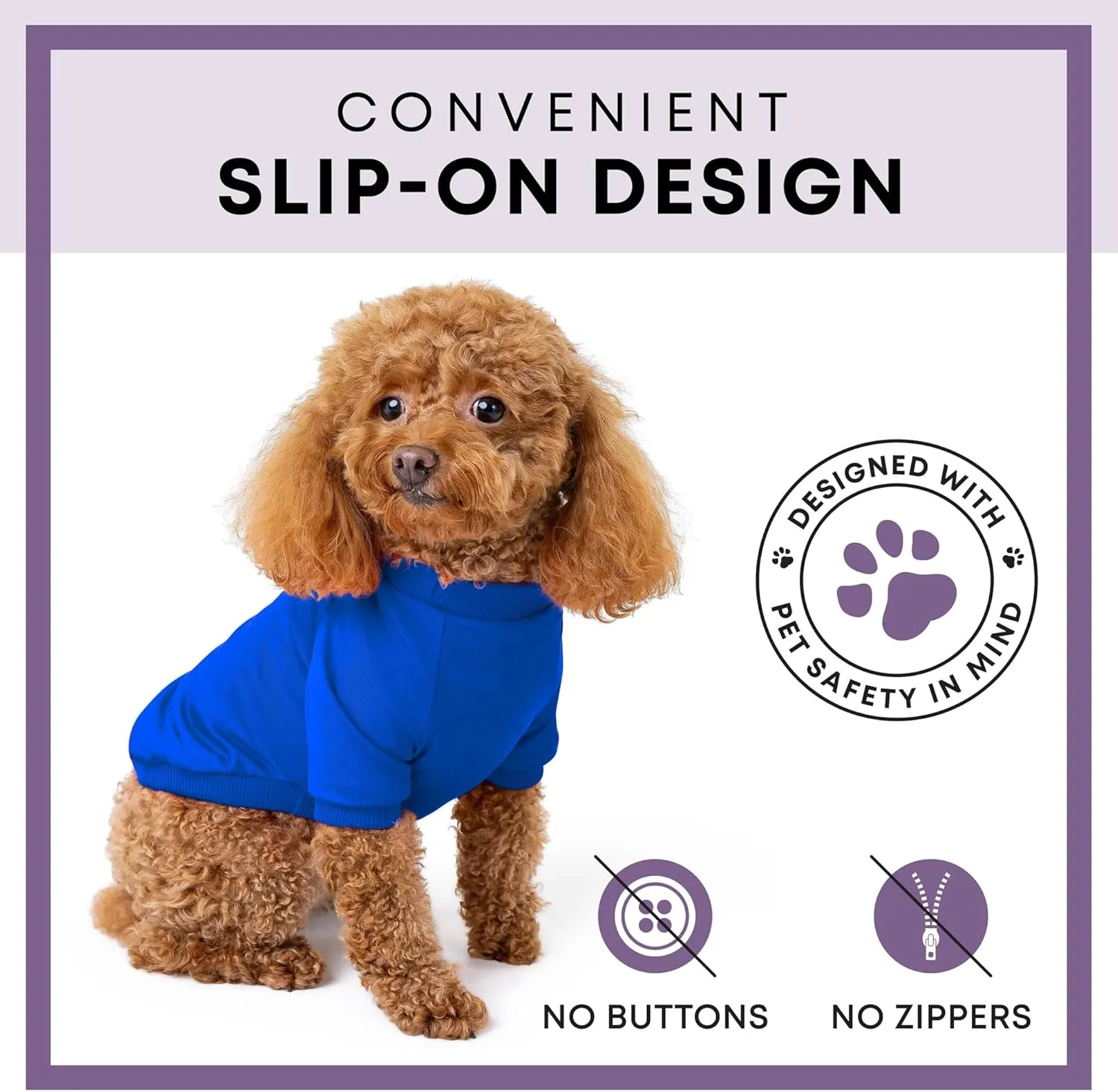 Rocky Thermal Jacket Clothes Fleece Lined Sweater for Dogs, Puppies, Warm Coat Bodysuit Onesie One Piece Vest Pet Jammies with Leg Warmers for Small, Medium, Large Dogs Cats (Blue, XX-Small)