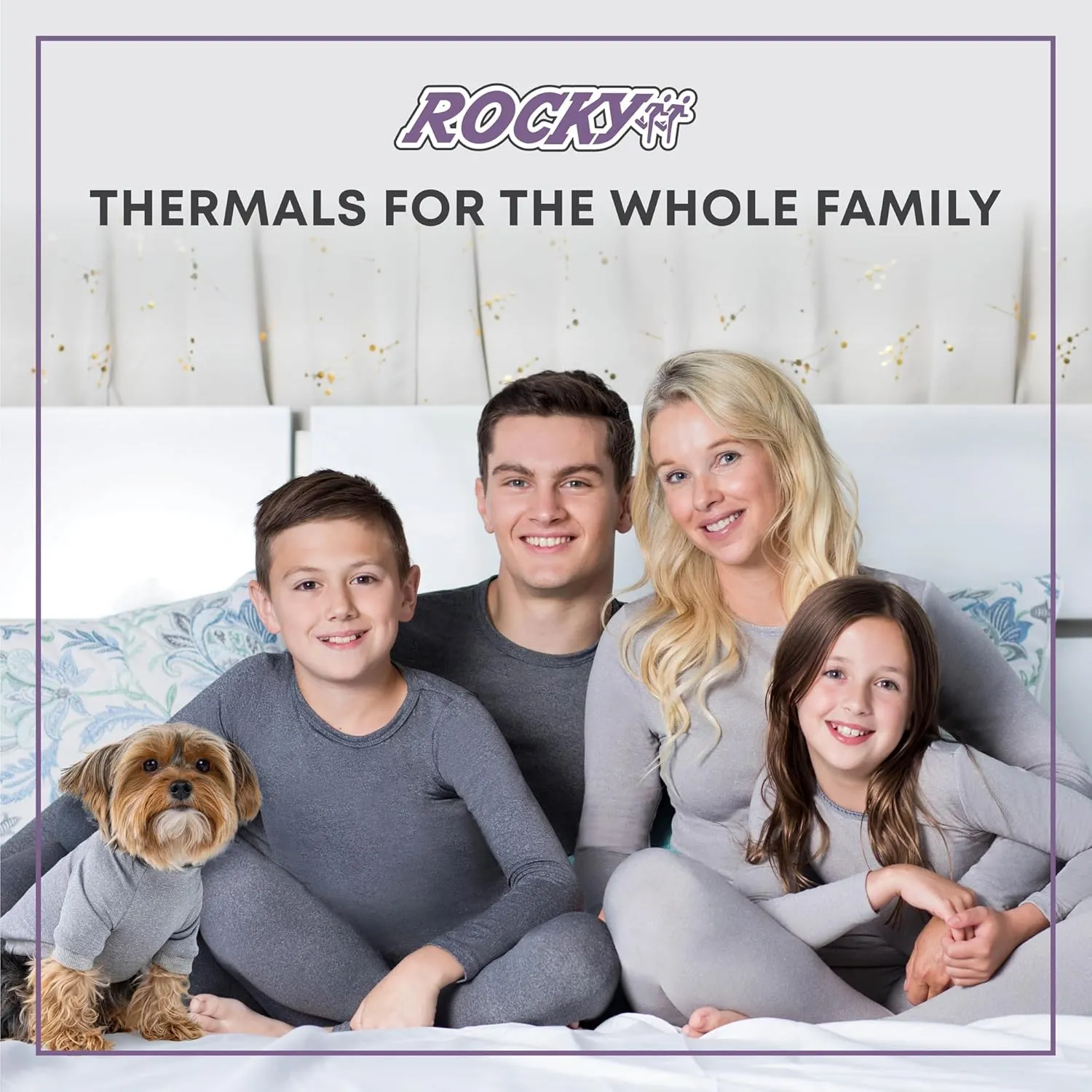 Rocky Thermal Jacket Clothes Fleece Lined Sweater for Dogs, Puppies, Warm Coat Bodysuit Onesie One Piece Vest Pet Jammies with Leg Warmers for Small, Medium, Large Dogs Cats (Christmas, XX-Small)