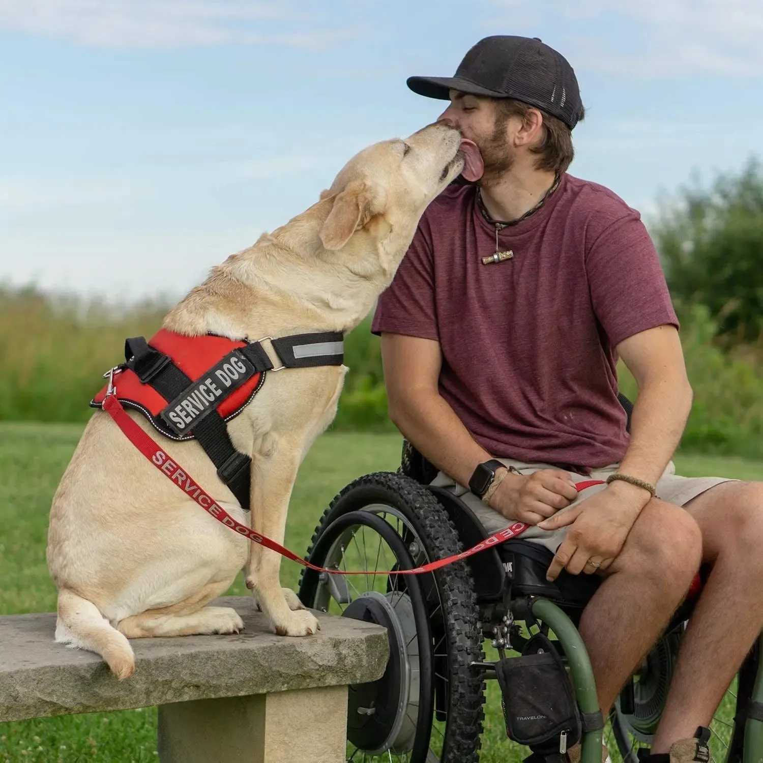 Service Dog Vest with Hook and Loop Straps