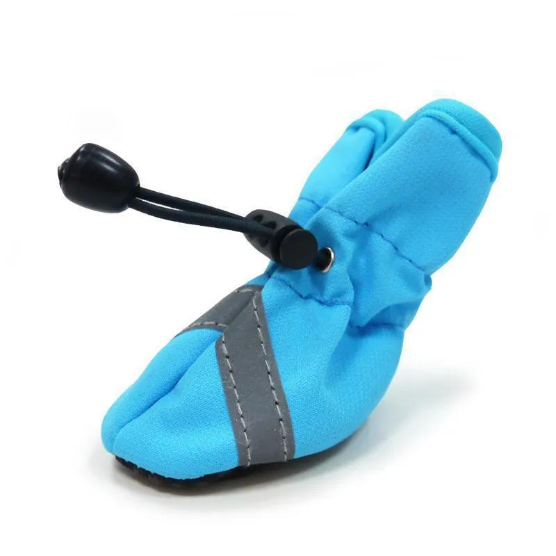 Slip On Paws Dog Booties Blue