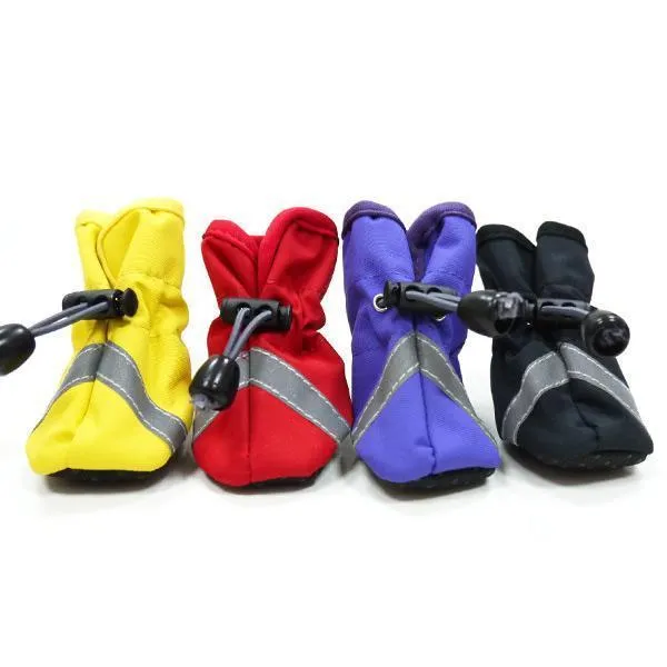 Slip On Paws Dog Booties Purple