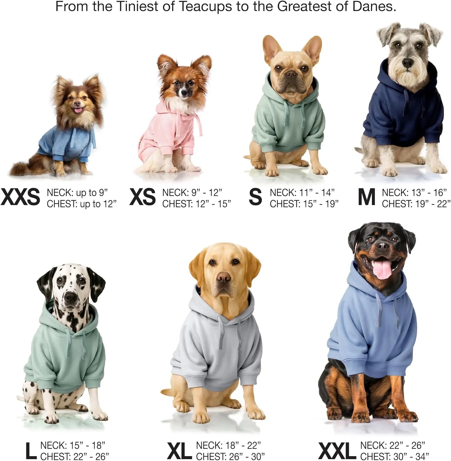 Velour Dog Pet Hoodie Coat for Small, Medium and Large Dogs, Black, X-Small